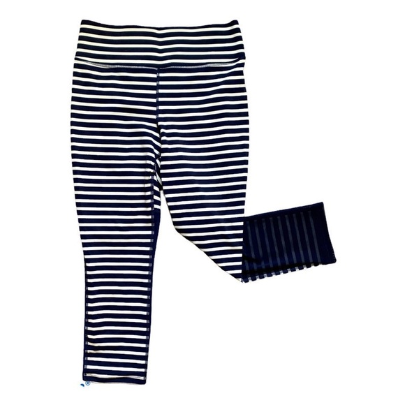 New Balance Pants - New Balance for J Crew Striped Capri Leggings